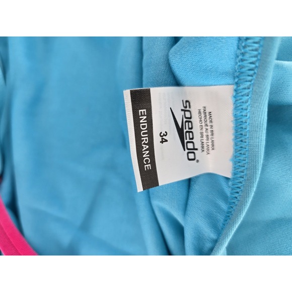 Women's Speedo Vibe‎ Collection Repreve One Piece Swimsuit Swim Sz 34 NWT - Picture 9 of 9